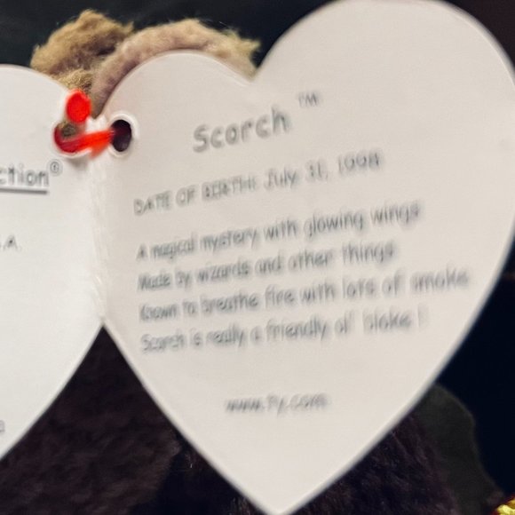 TY Beanie Baby SCORCH the Dragon - Picture 6 of 8